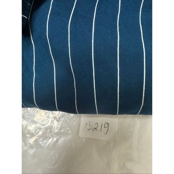 Abercrombie Kids Girls Open Shoulder Long Sleeve Blouse Blue Striped Size 13/14 - Picture 14 of 14